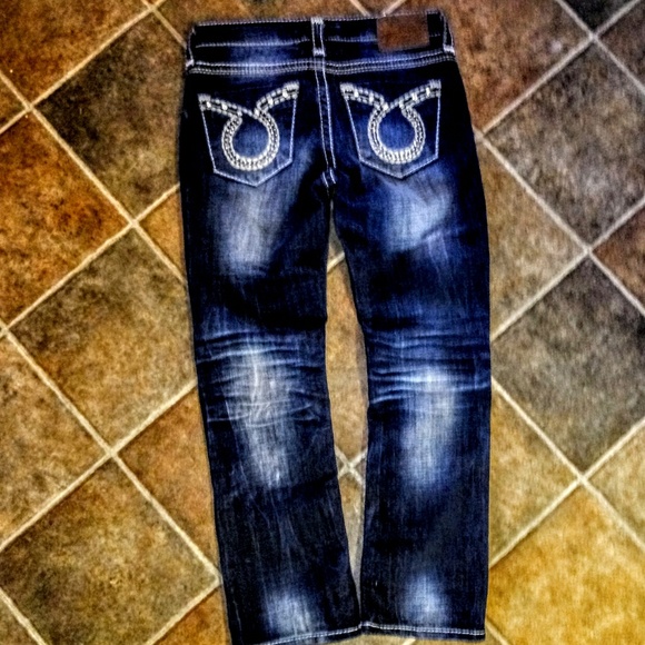 Big Star Denim - Big Star Jeans Size 26 Maddie Straight Cut Bling